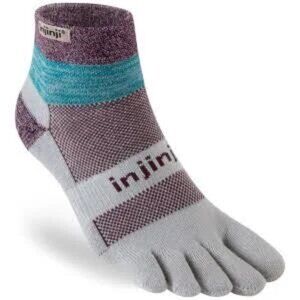 Injinji Trail Midweight Mini-Crew Toe Socks - Quarter Crew (For Women)